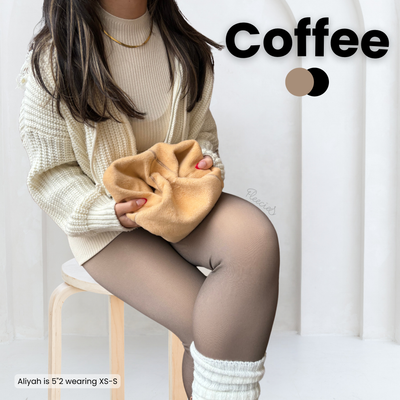 Womens Shapewear Fleece Lined Tights